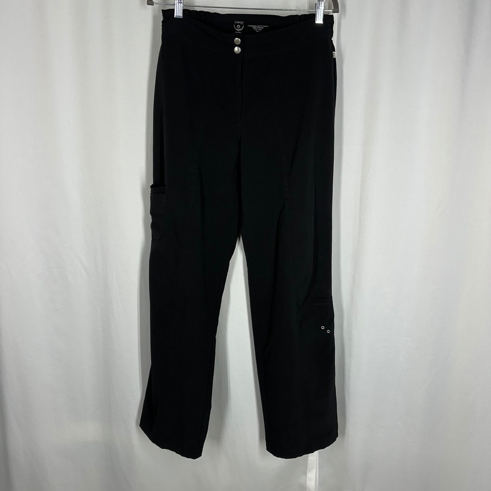Zenergy by Chico's Black Stretch Straight Leg Utility Pants Size 1 (M) Pull‎ On